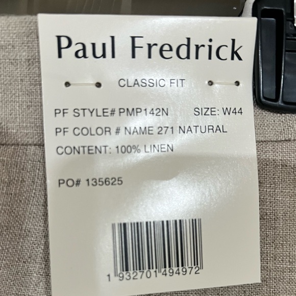 Paul Frederick Classic Fit Linen Pants NWT
44 waist no hem - Picture 3 of 5